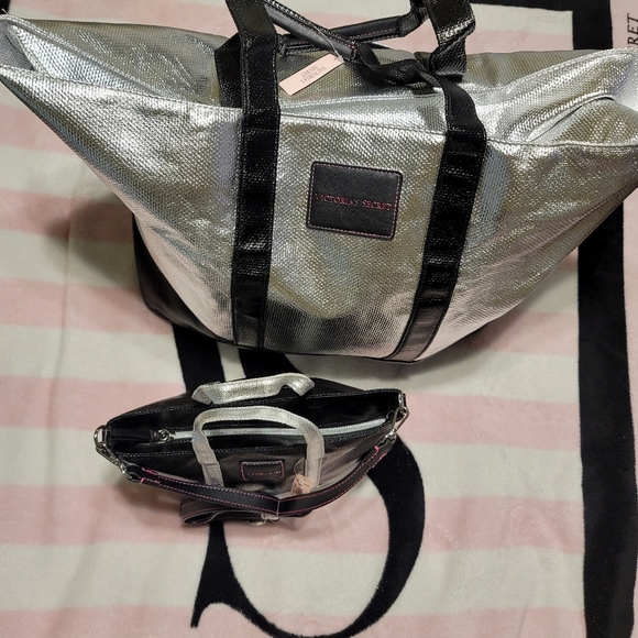WoW Victoria's Secret Tote Bag Set NWT - Picture 5 of 15